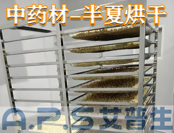 中藥材半夏烘干，除了傳統(tǒng)的烘干方法，首選推薦使用艾普生空氣能熱泵烘干機